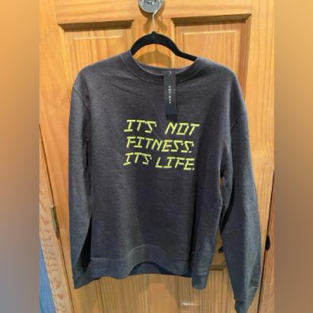 Dark Grey Fitness Sweatshirt